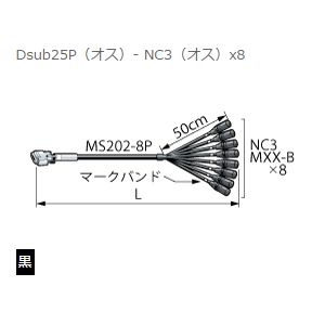 アナログオーディオマルチケーブル 8MCS02-CB2 カナレ電気製