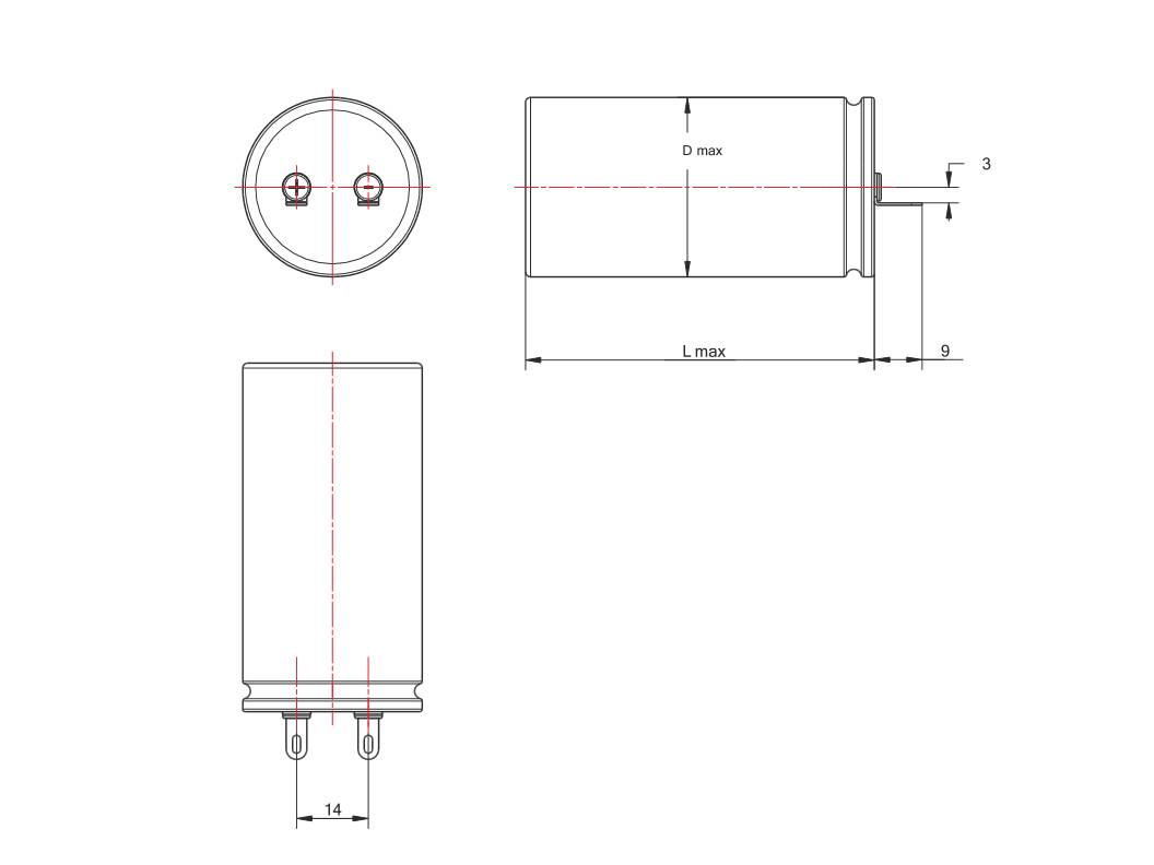 JJ 電解コンデンサー 200μF/560V VNH 2005613 JJ製｜電子部品・半導体通販のマルツ