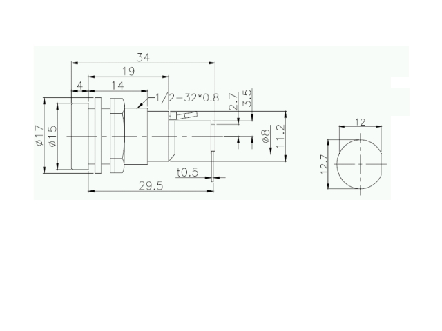 ヒューズホルダー10A(φ5.2*20) FH-B02 エコー電子製｜電子部品・半導体