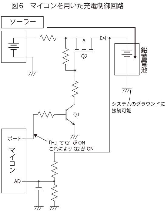 マイコンを用いた充電制御回路 | FET