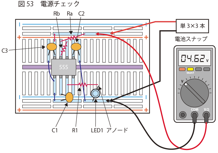 電源チェック | LED