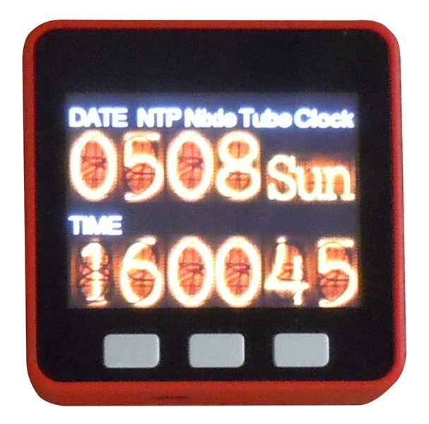 NTP CLOCK NIXIE風表示