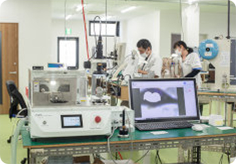 切断断面測定機