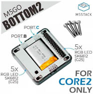 ■M5GO Bottom2 - M5Stack Core2用バッテリーボトム【M5STACK-A014-C】 ￥1,310(税込￥1,441)