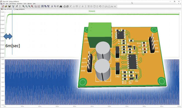 ＜ 定常状態に達するまでの時間と生体信号検出回路基板 ＞