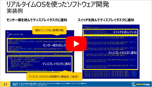 ●ショートセミナ(4)「リアルタイムOSを使ったソフトウェア開発」