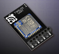 ＜ アンテナ内蔵タイプのTWELITE UART BLUE ＞