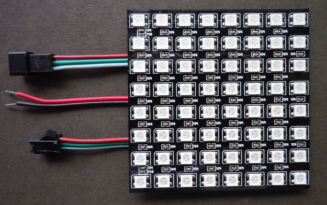 LEDシート　8x8　RGB